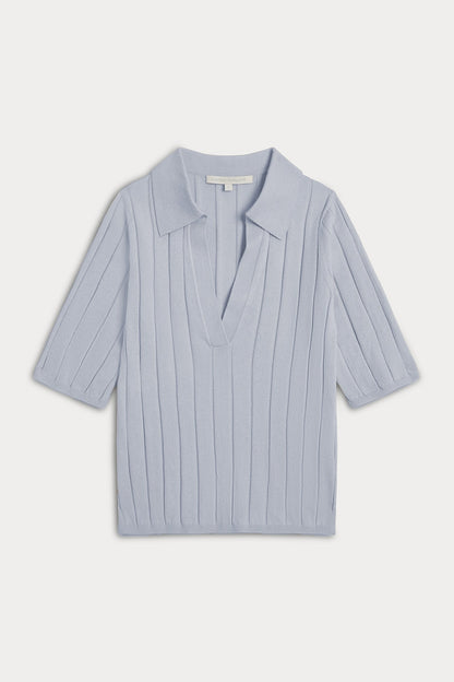 BLAIRE RIBBED POLO